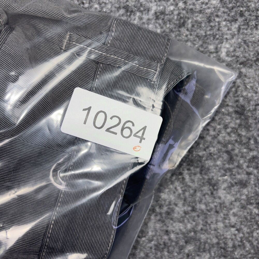 John Varvatos Pants Mens size 35 Gray Casual Straight Lightweight Striped Flawed - Picture 10 of 10